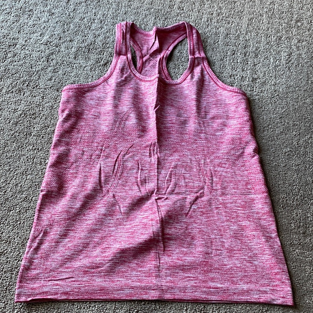 Lululemon heather red Racerback tank